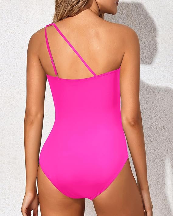 Pamela - Maillot de bain tropical à une épaule