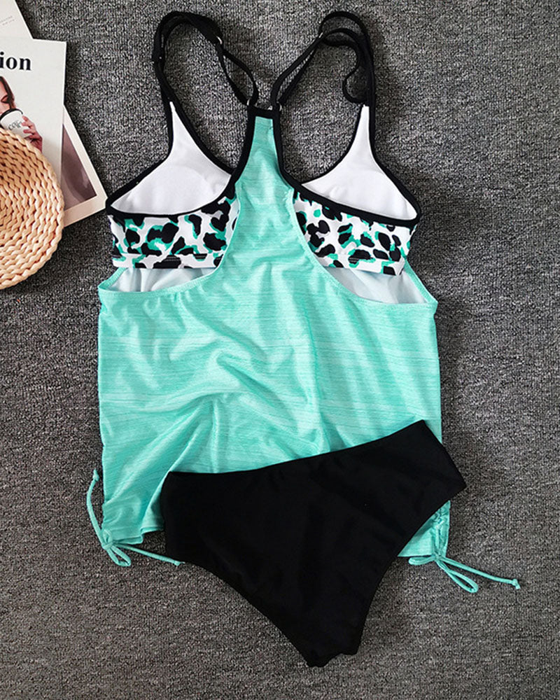 Rochelle - Ensemble de Tankini Intemporel pour la Plage