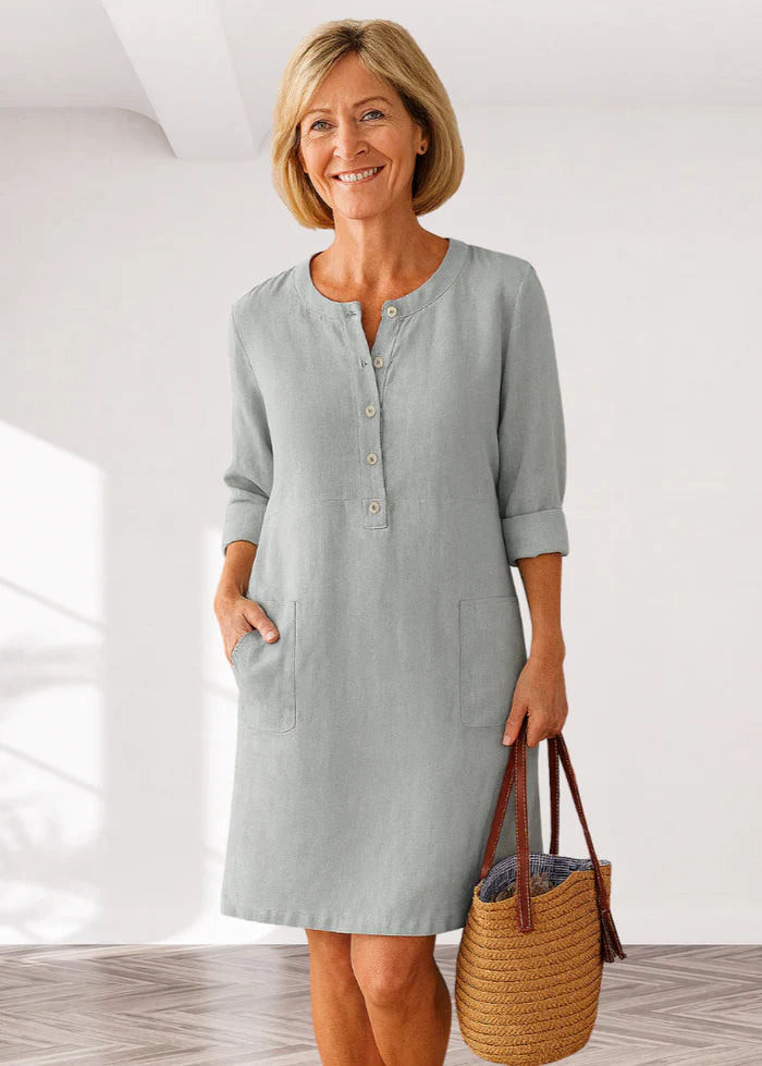 EVI | Robe décontractée pour femmes avec coupe relax et look intemporel pour tous les jours