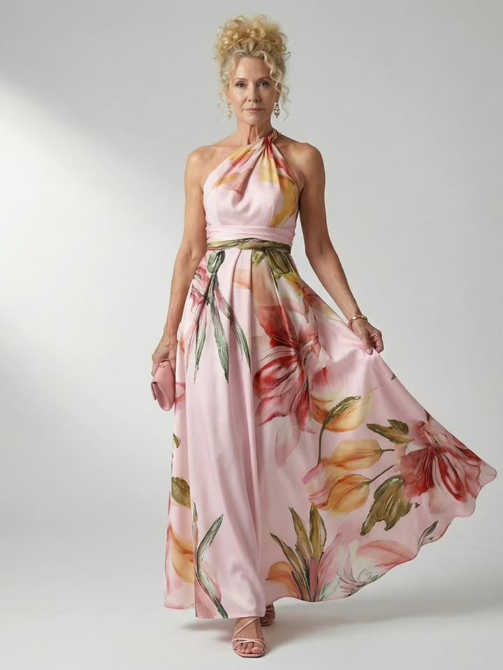DELACROIX | Amiel Lightweight Floral Maxi Dress