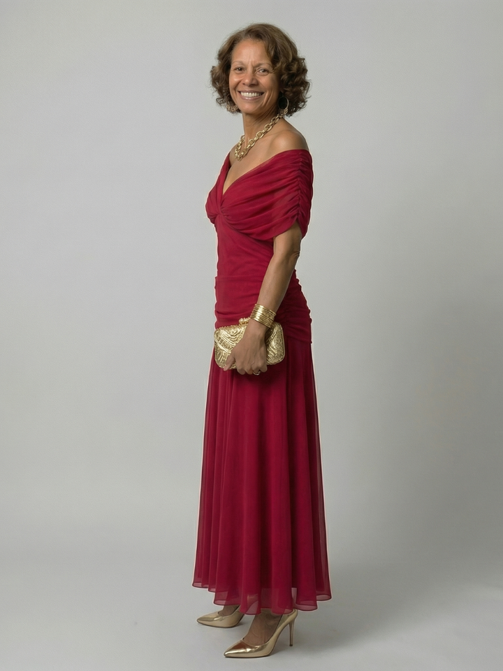 Calen | Robe Midi Off-Shoulder