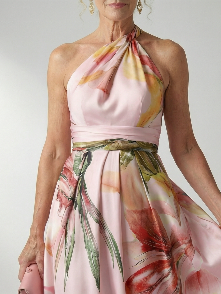 DELACROIX | Amiel Lightweight Floral Maxi Dress