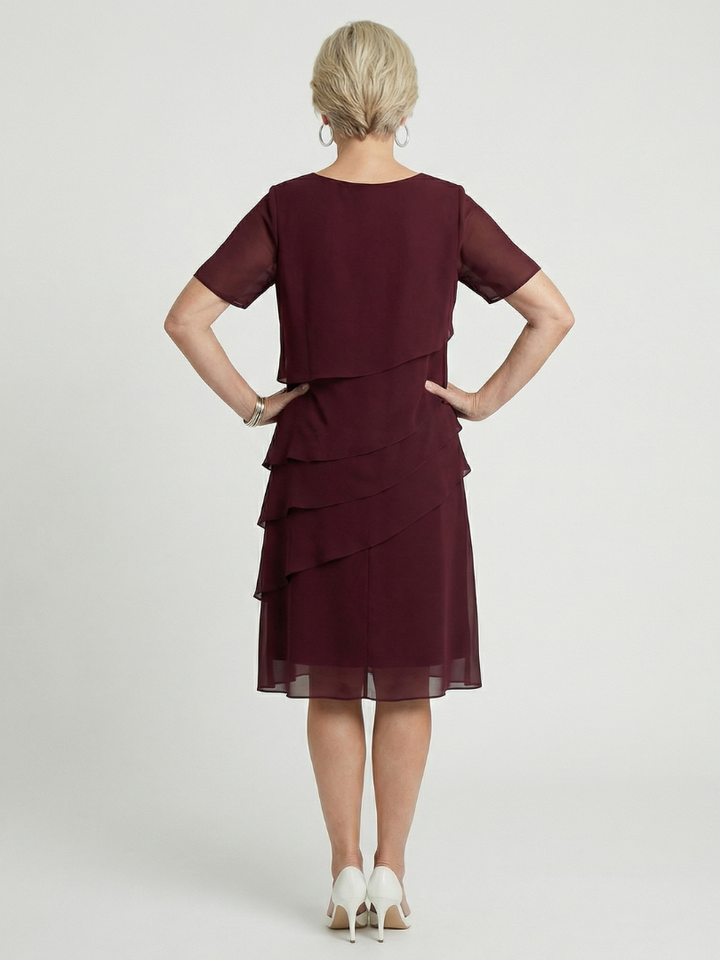DELACROIX | Robe mi-longue douce Camille