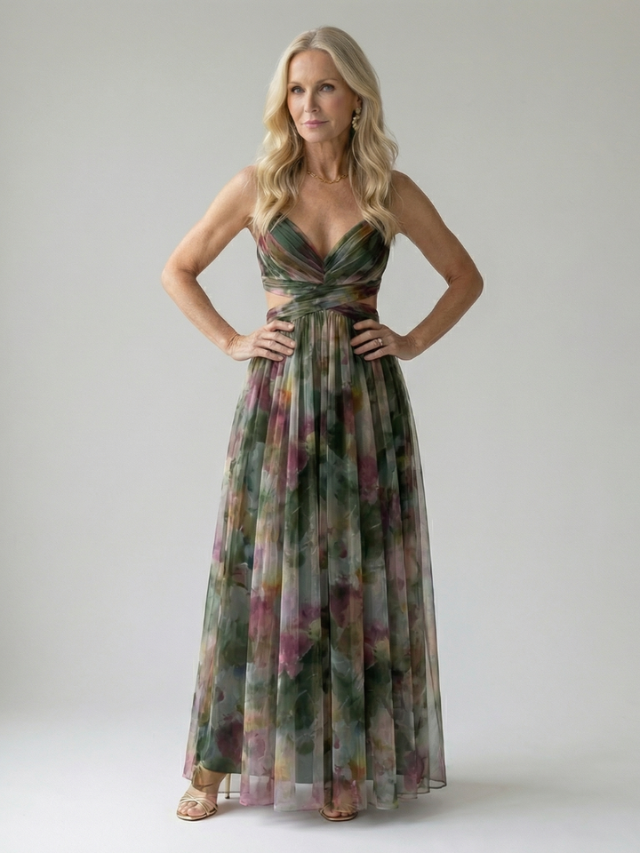 DELACROIX | Robe Maxi Enveloppante Douce Isel