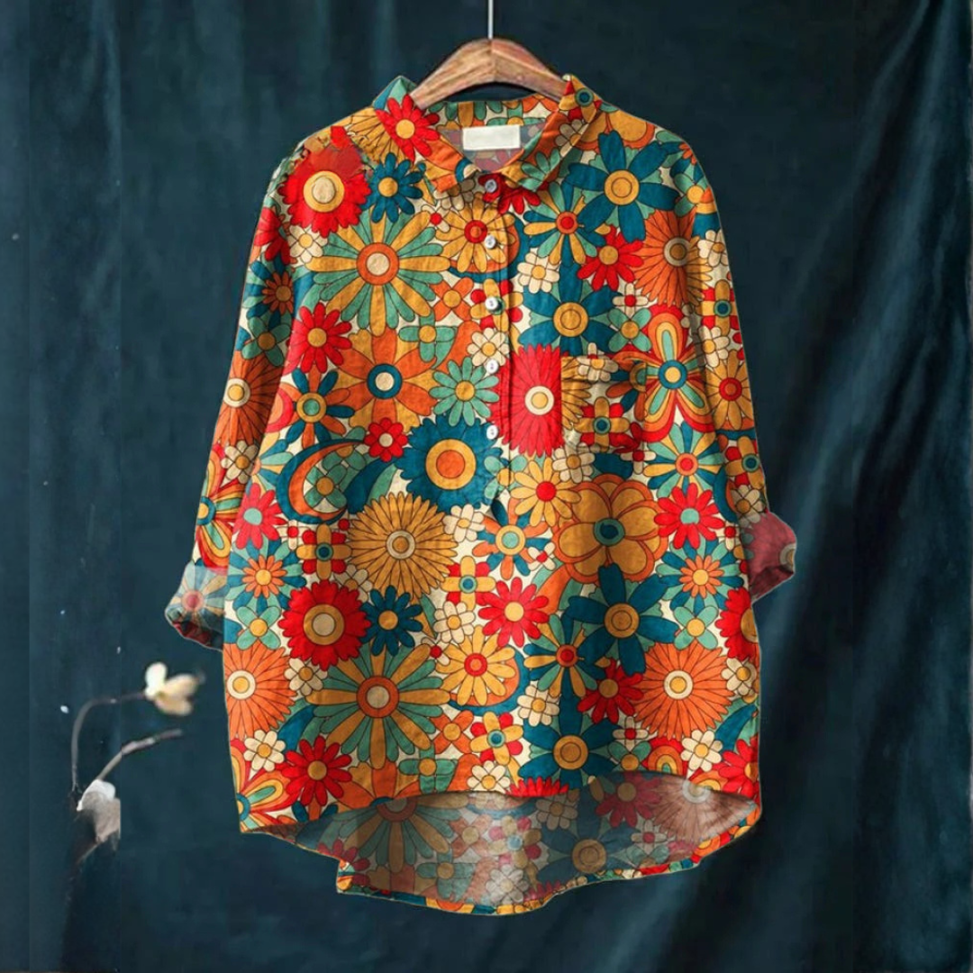 DELACROIX | Chemise Élégante à Motif Maëlle