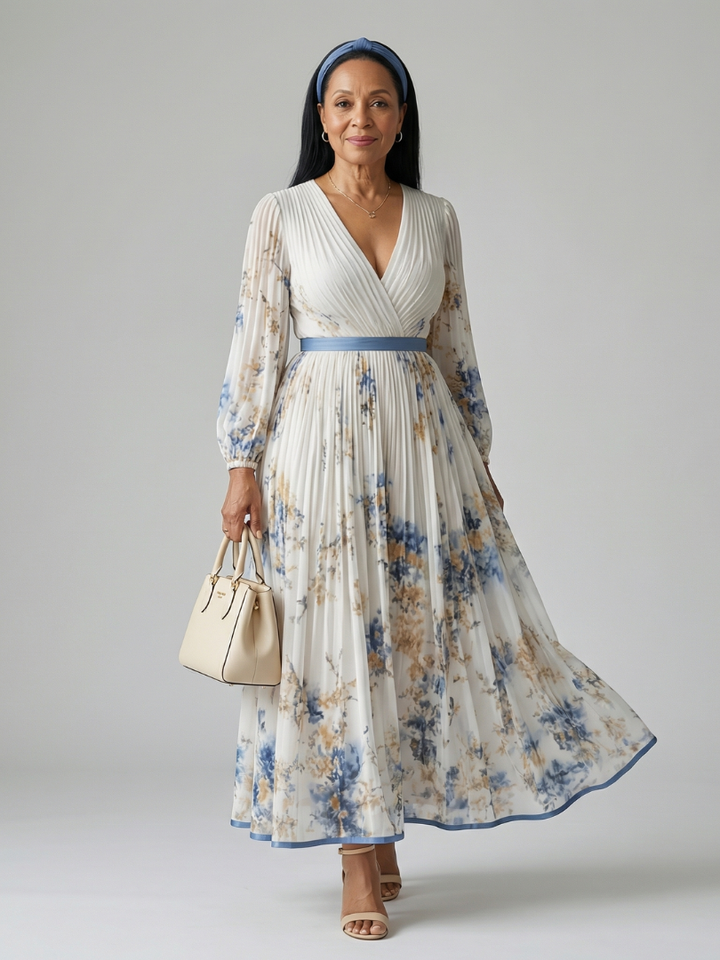 Rielle | Robe Midi à Enveloppe