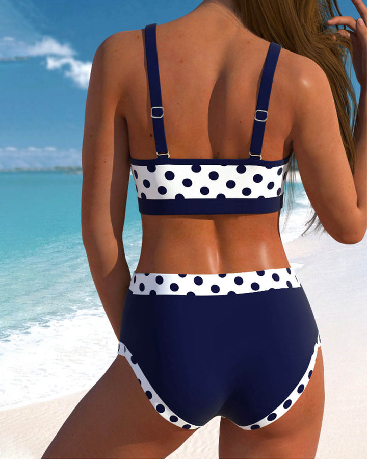 Peggie - Ensemble de Bikini à Pois Classique