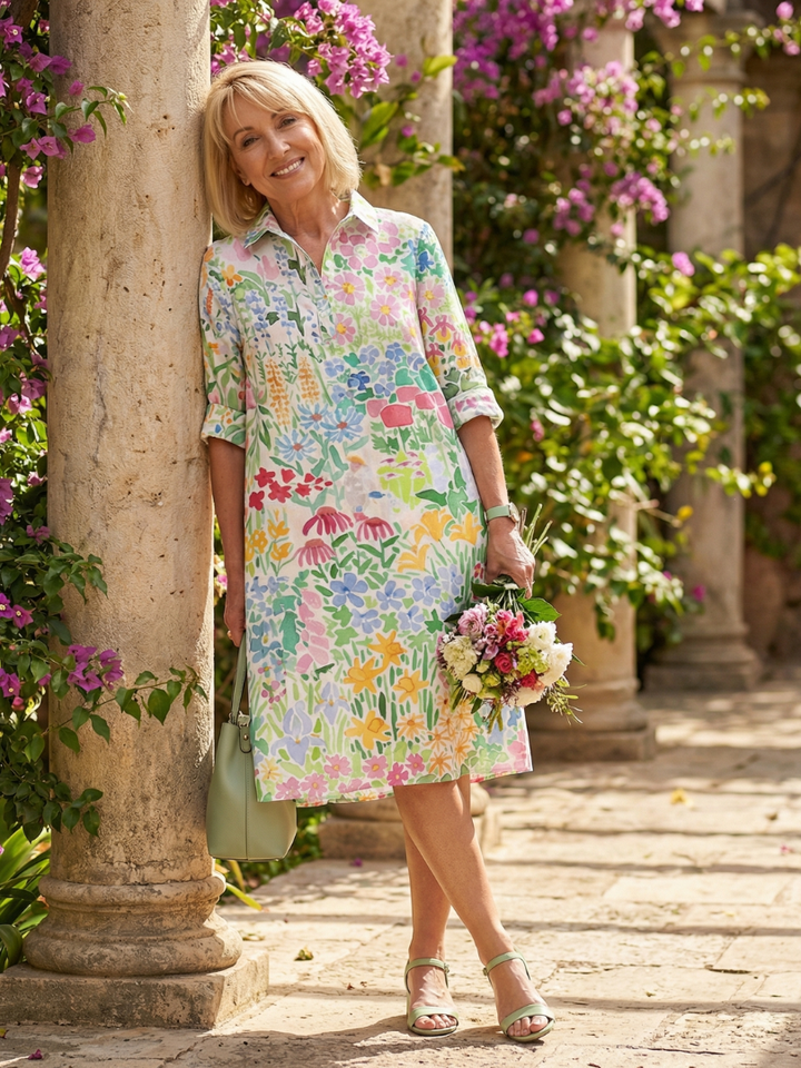 DELACROIX | Leontine Floral Day Dress