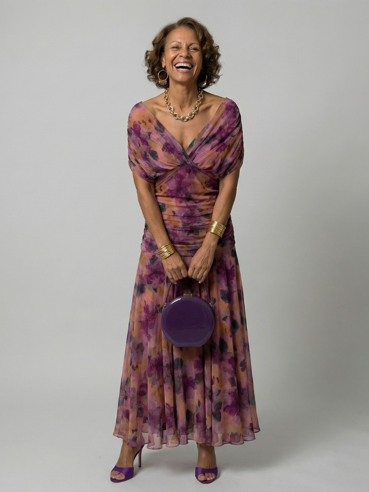 Calen | Robe Midi Off-Shoulder