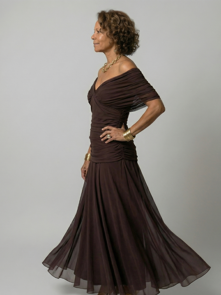 Calen | Robe Midi Off-Shoulder