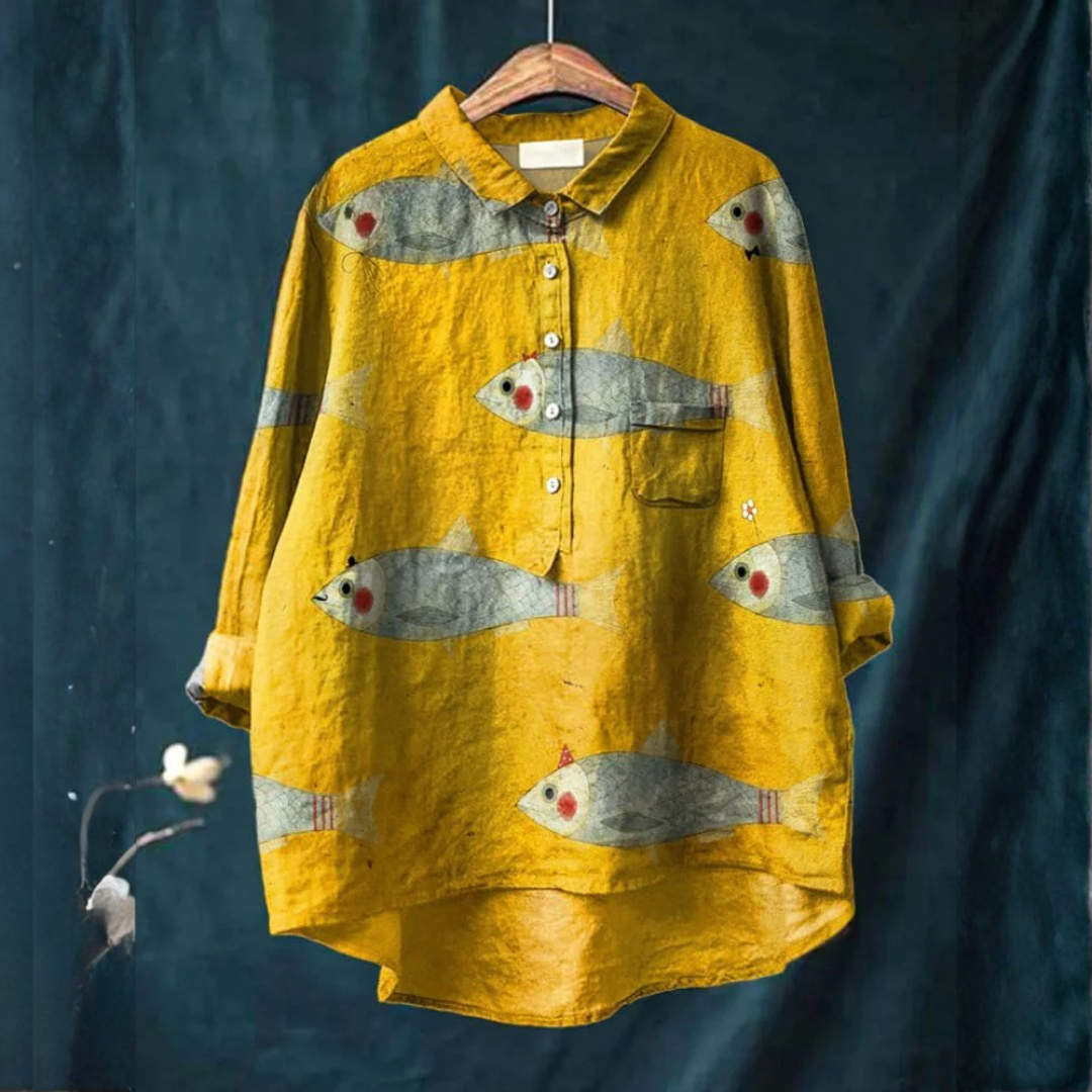 DELACROIX | Chemise Élégante à Motif Élodie