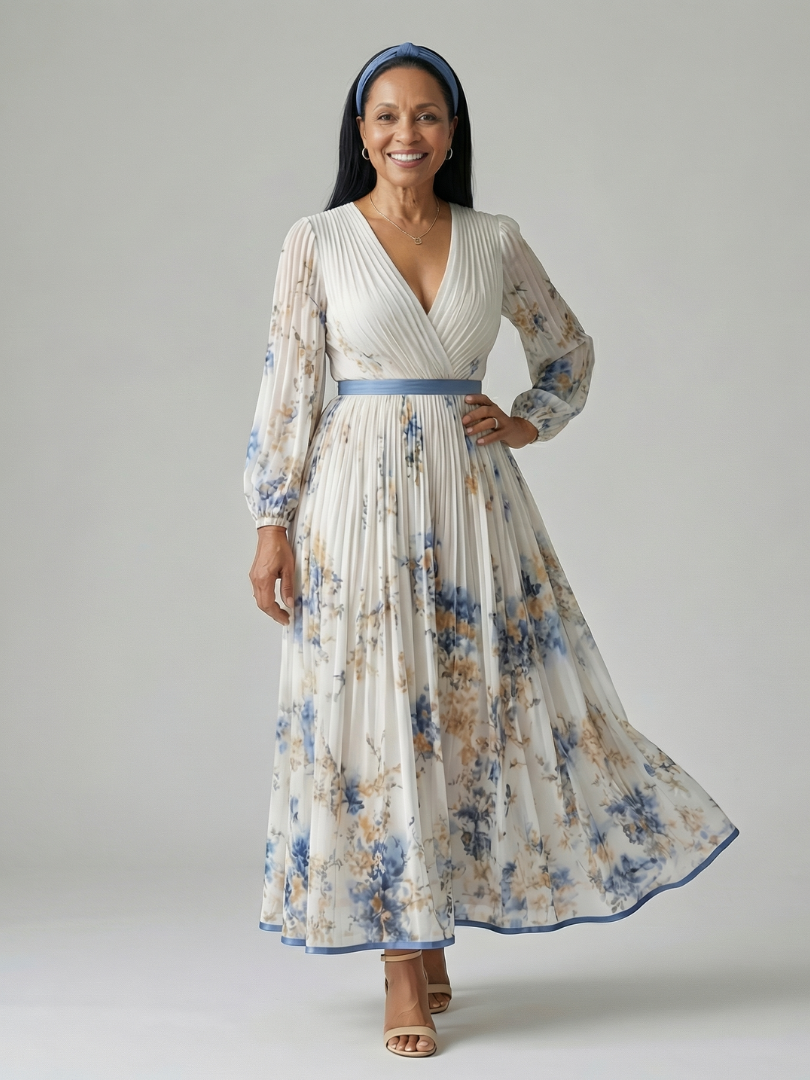 Rielle | Robe Midi à Enveloppe
