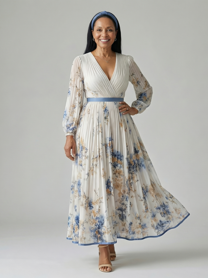 Rielle | Robe Midi à Enveloppe