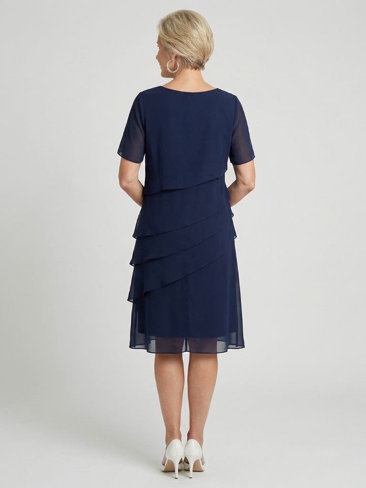 DELACROIX | Robe mi-longue douce Camille