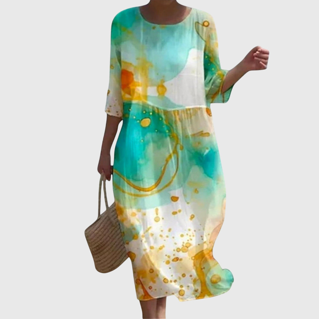 Hayley™ | Robe Maxi Florale Élégante