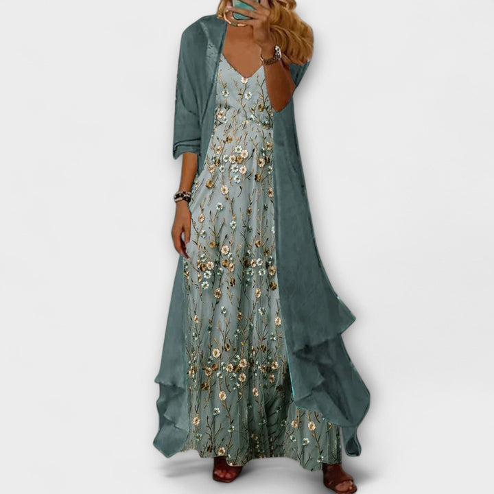Bryleigh | Ensemble de robe maxi élégante en deux pièces