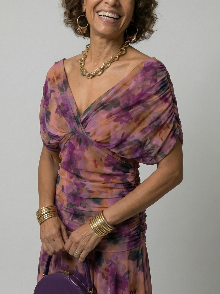 Calen | Robe Midi Off-Shoulder