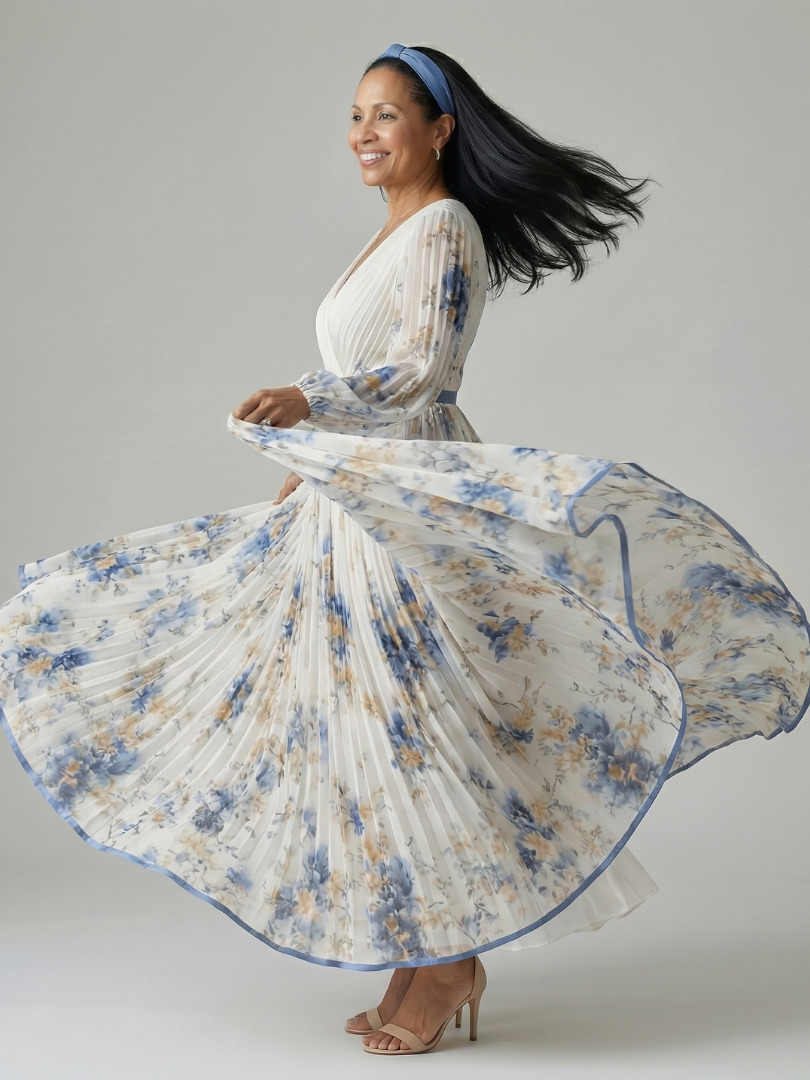 Rielle | Robe Midi à Enveloppe