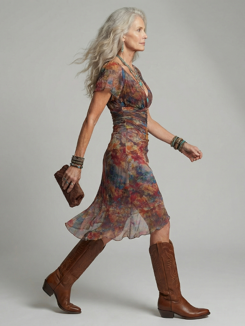 Aeris | Robe Midi Détendue