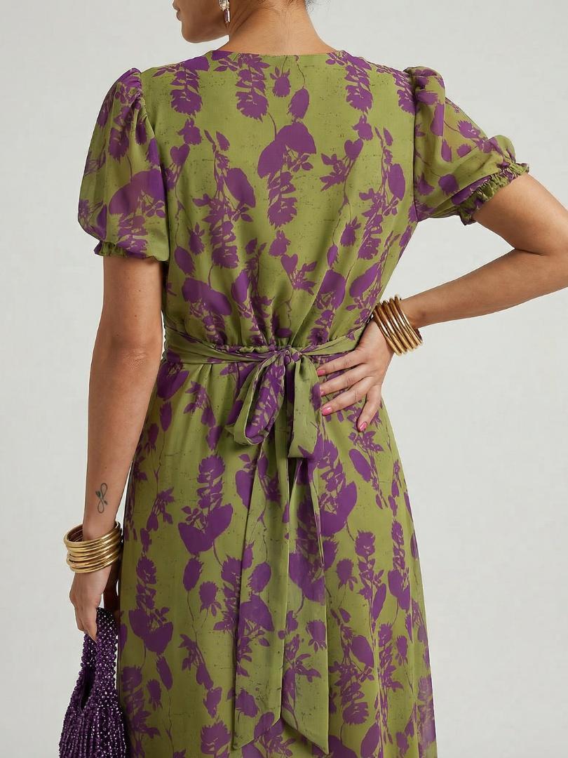 DELACROIX | Virel Relaxed Floral Midi Dress
