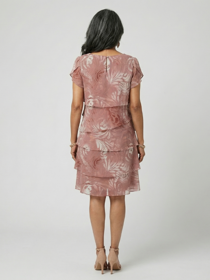 DELACROIX | Robe Aria à motif doux, longueur genou