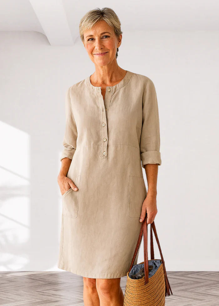 EVI | Robe décontractée pour femmes avec coupe relax et look intemporel pour tous les jours