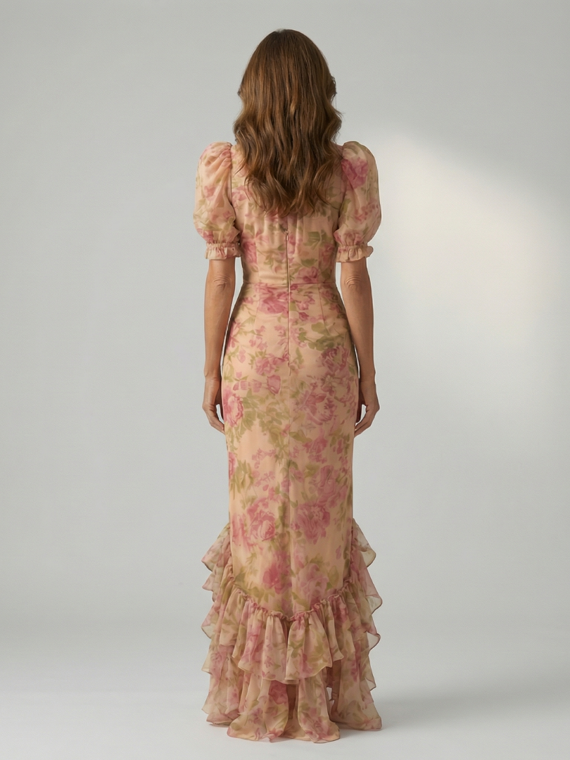 Vianne | Robe Maxi Douce avec Col Haut