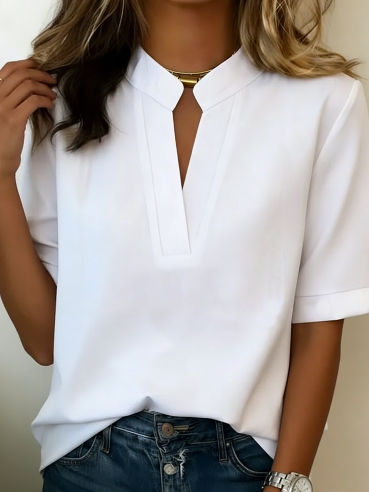 DELACROIX | Blouse Chic à Col en V Margaux