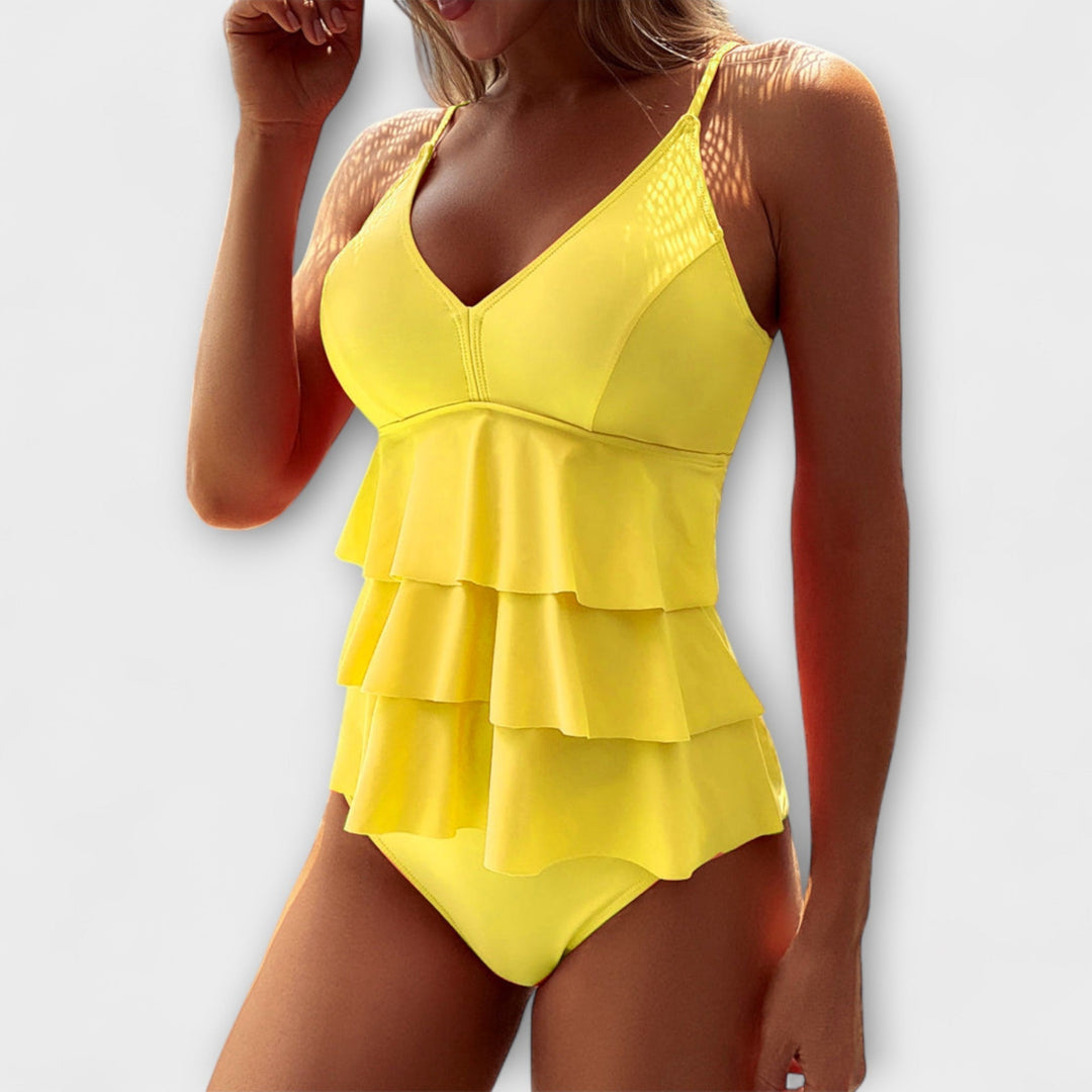 Judith - Maillot de bain chic à volants