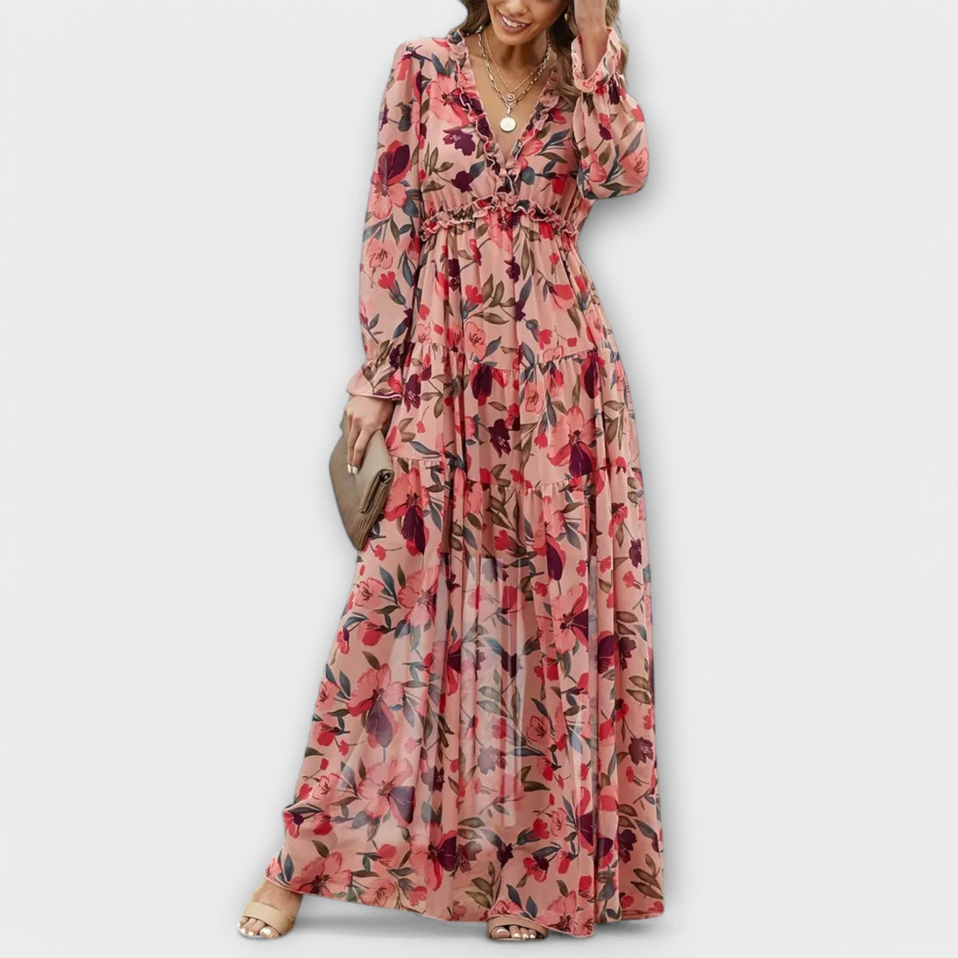 Ynah | Robe Maxi Élégante