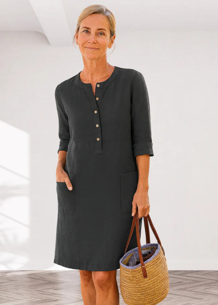 EVI | Robe décontractée pour femmes avec coupe relax et look intemporel pour tous les jours