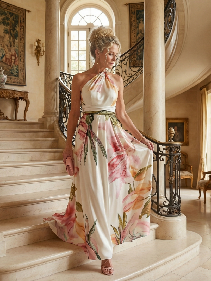 Amiel | Robe Maxi Florale Légère