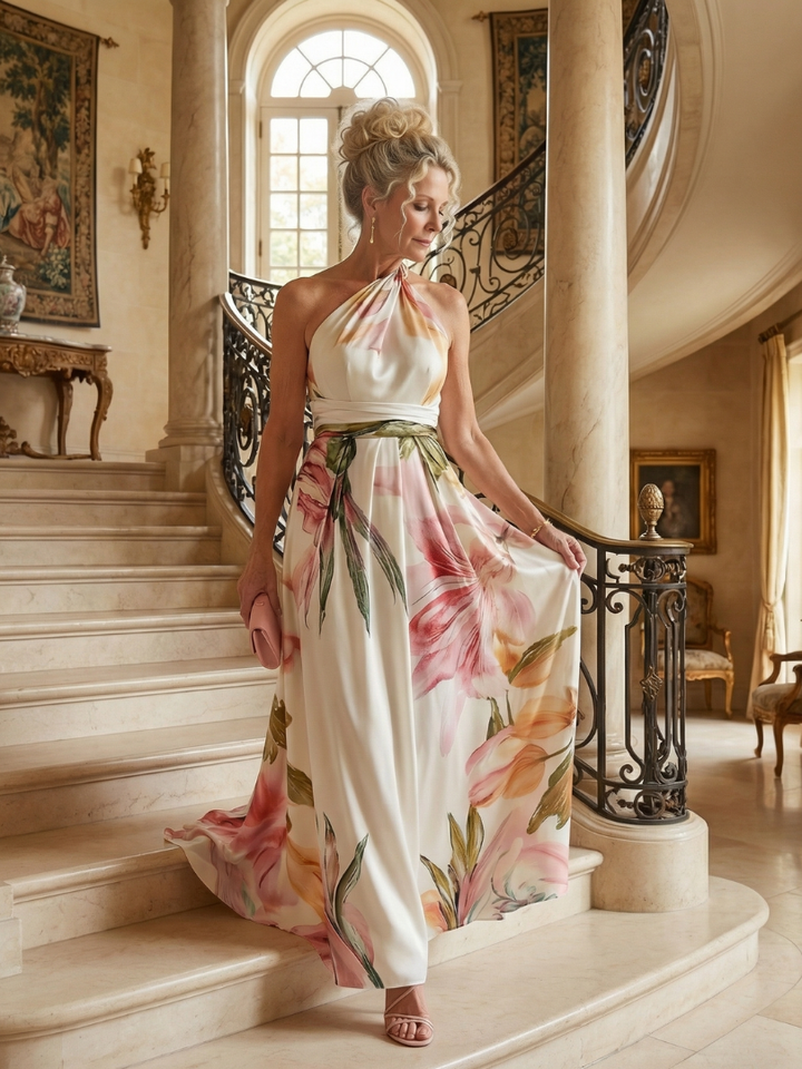 Amiel | Robe Maxi Florale Légère