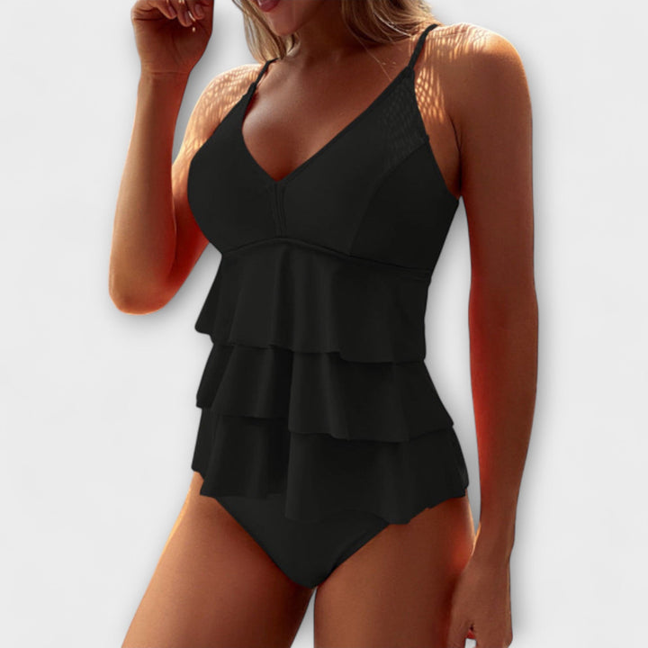 Judith - Maillot de bain chic à volants