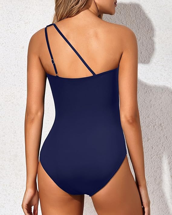 Pamela - Maillot de bain tropical à une épaule