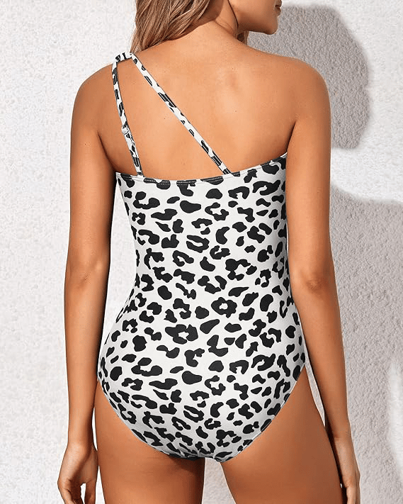 Pamela - Maillot de bain tropical à une épaule
