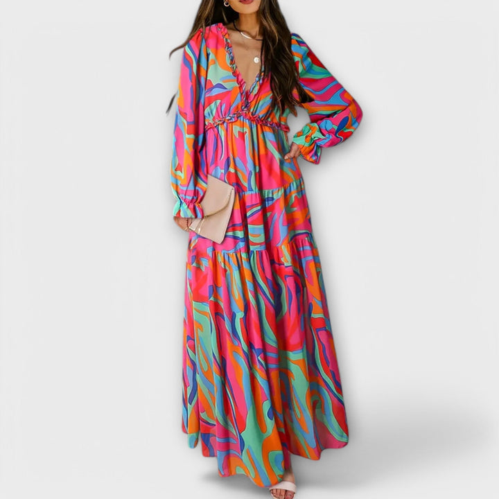 Ynah | Robe Maxi Élégante