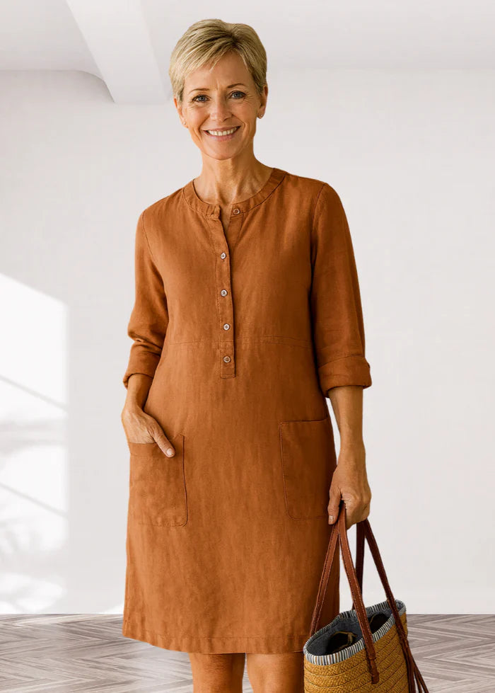 EVI | Robe décontractée pour femmes avec coupe relax et look intemporel pour tous les jours