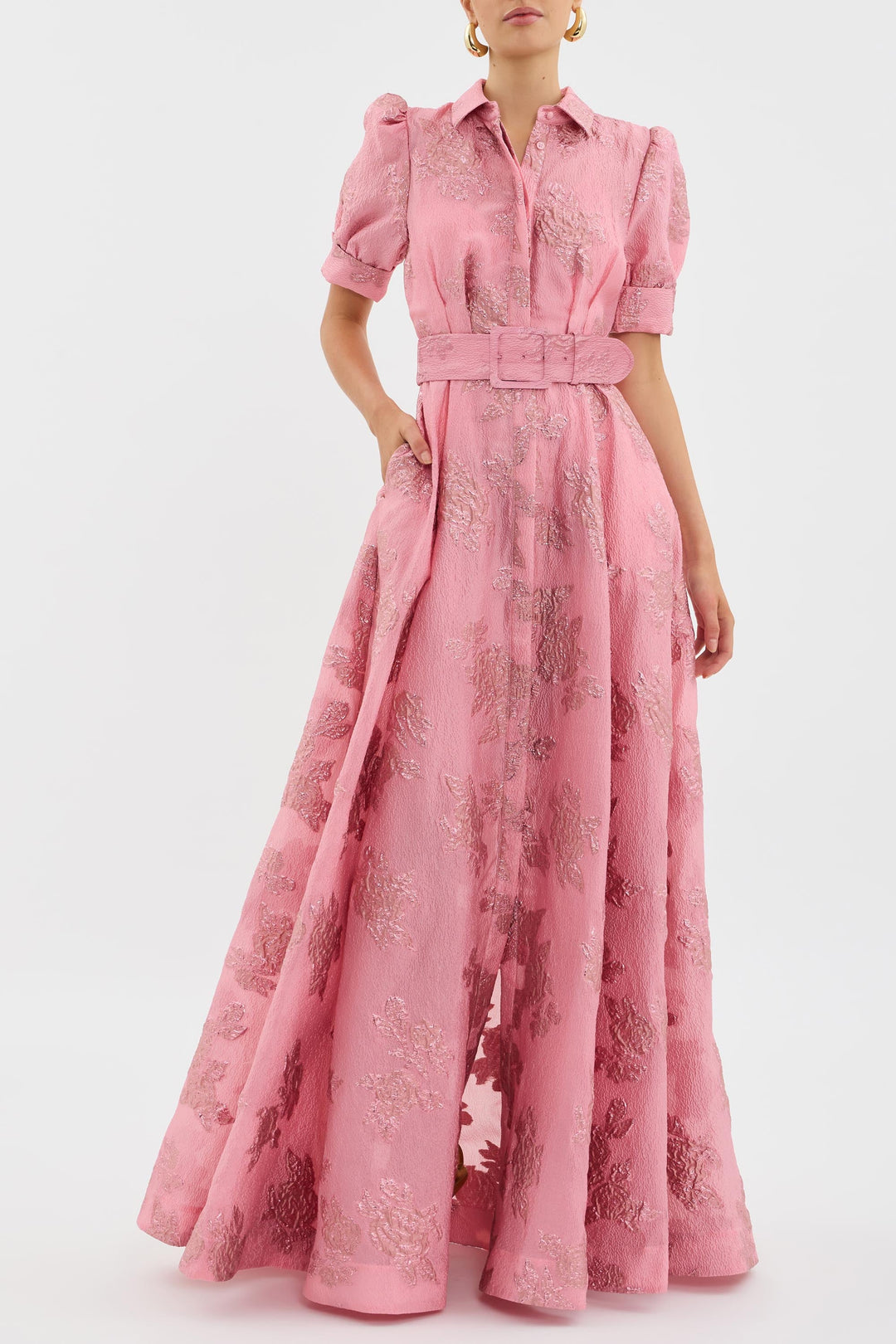 Aria™ | Robe avec Manches Courtes Bouffantes
