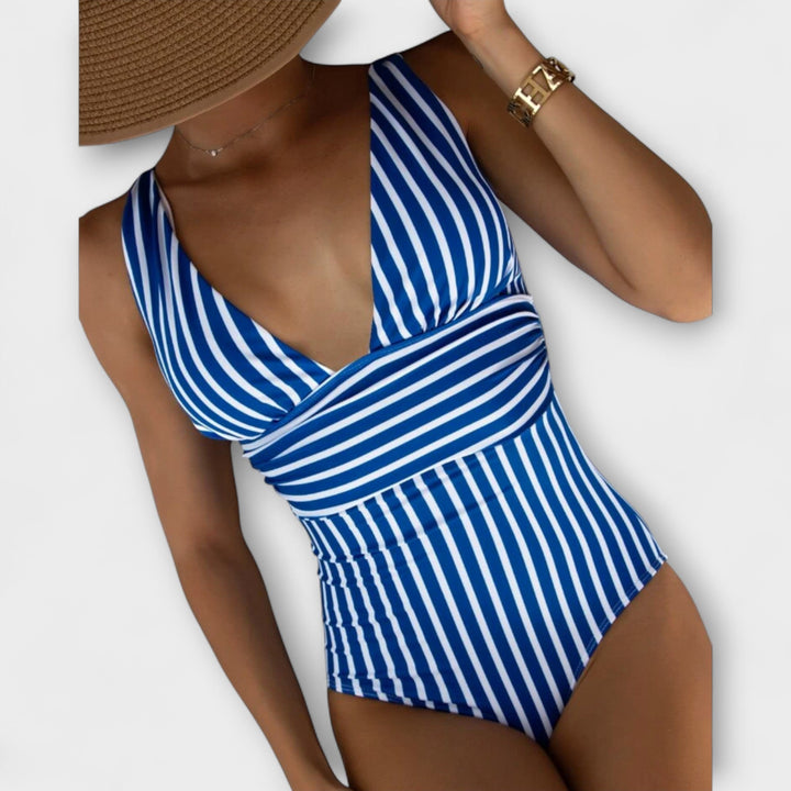 Jacqueline - Maillot de bain rayé intemporel
