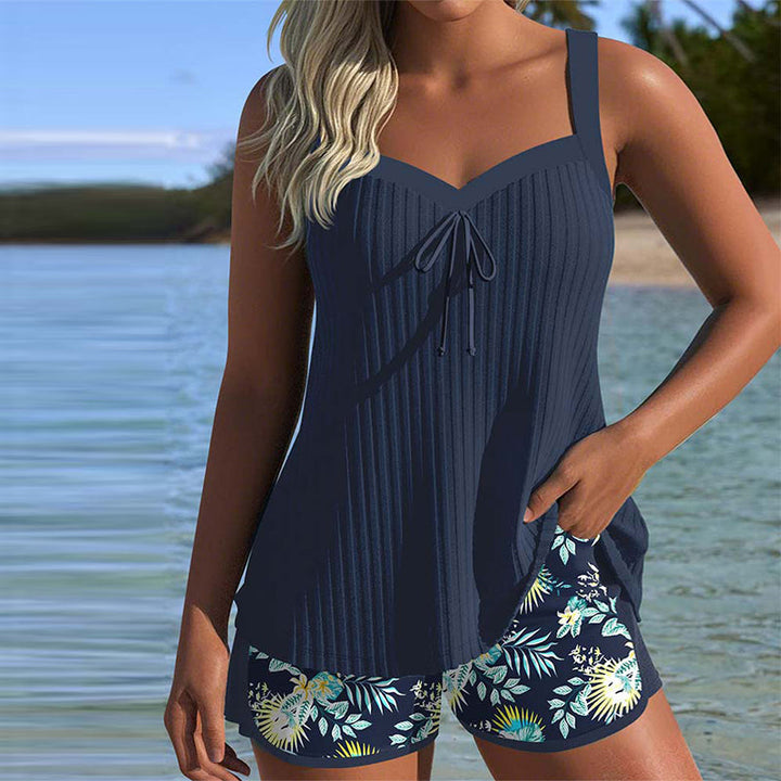 Martha - Ensemble Tankini Tropical avec Short