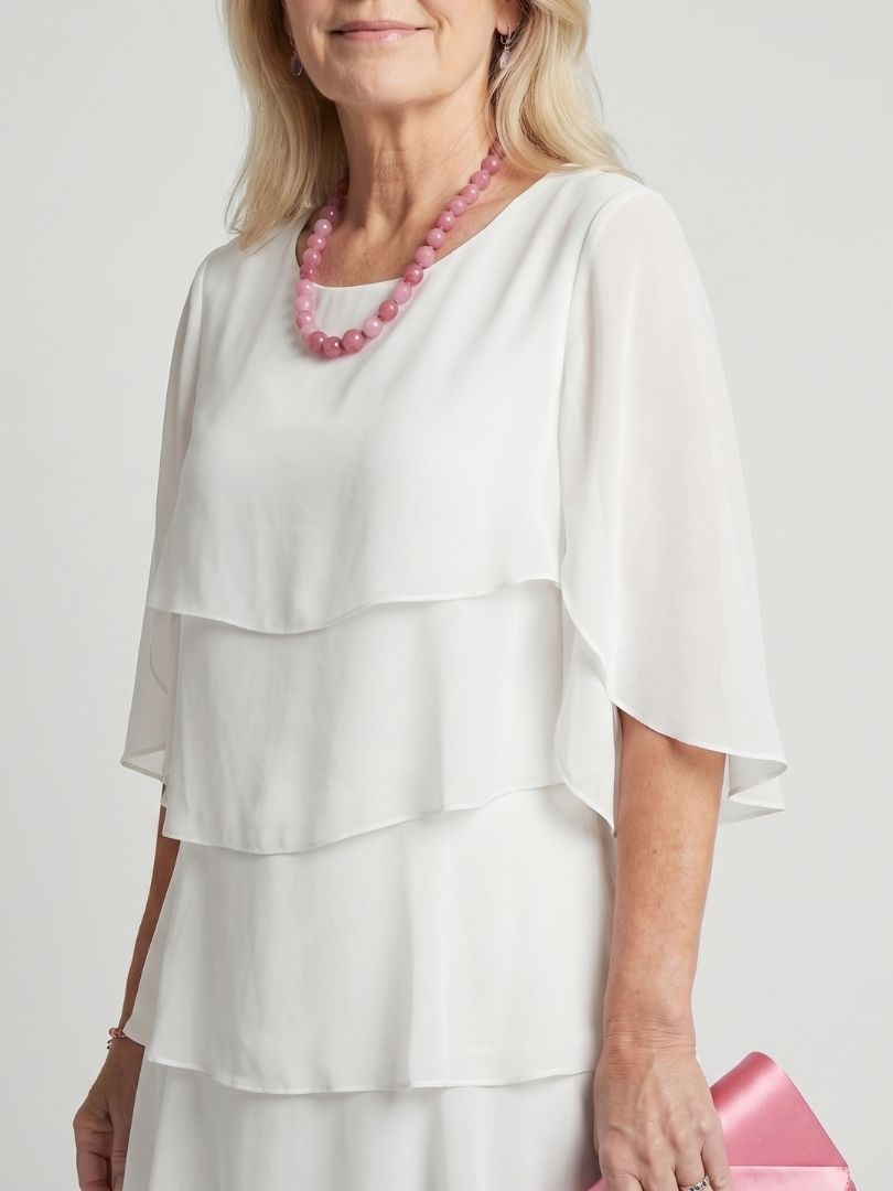 DELACROIX | Robe Midi Margaux avec Volants