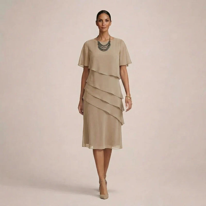 MARA | Robe Élégante à Volants avec Confort Flatteur