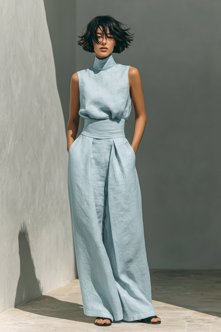 MARIA | ENSEMBLE EN LIN MINIMALISTE