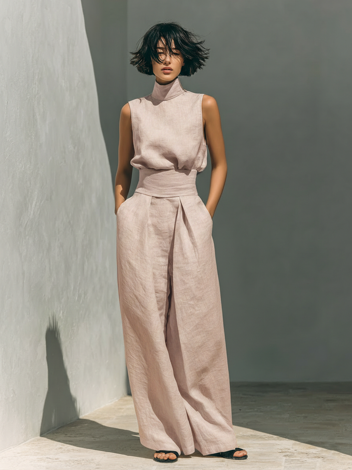 MARIA | ENSEMBLE EN LIN MINIMALISTE