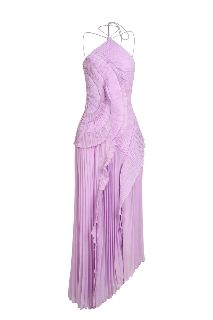 Melisa | Robe Lavande Édition Limitée avec Volants