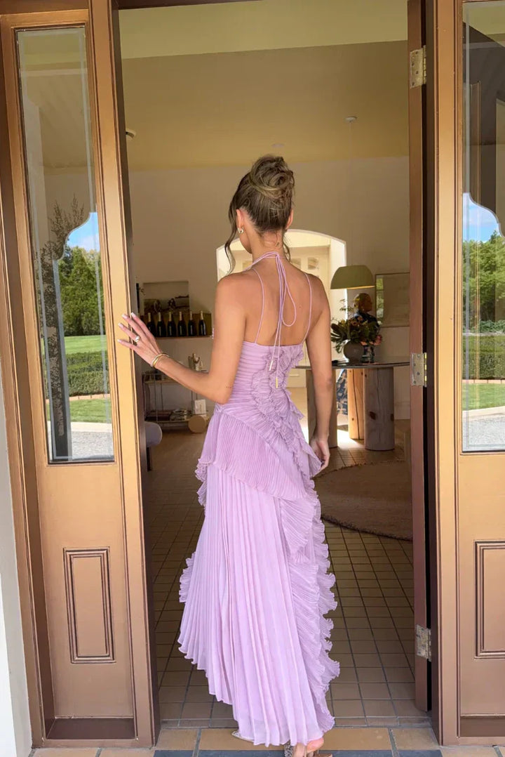 Melisa | Robe Lavande Édition Limitée avec Volants