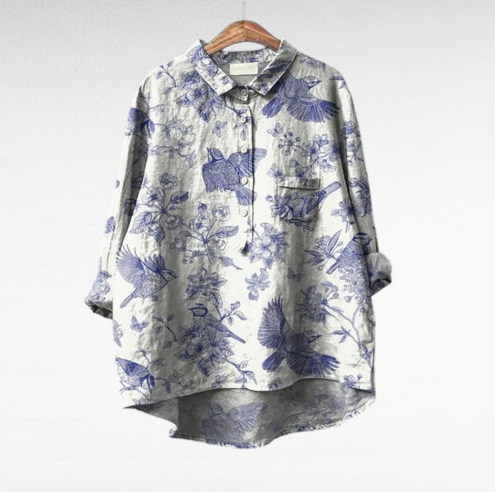DELACROIX | Chemise Élégante à Motif Émilie (1+1 GRATUIT!)