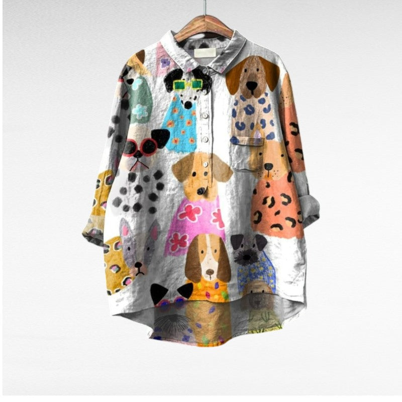 DELACROIX | Chemise Élégante à Motif Émilie (1+1 GRATUIT!)