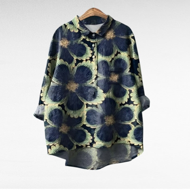 DELACROIX | Chemise Élégante à Motif Émilie (1+1 GRATUIT!)